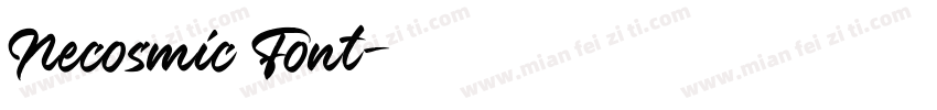 Necosmic Font字体转换